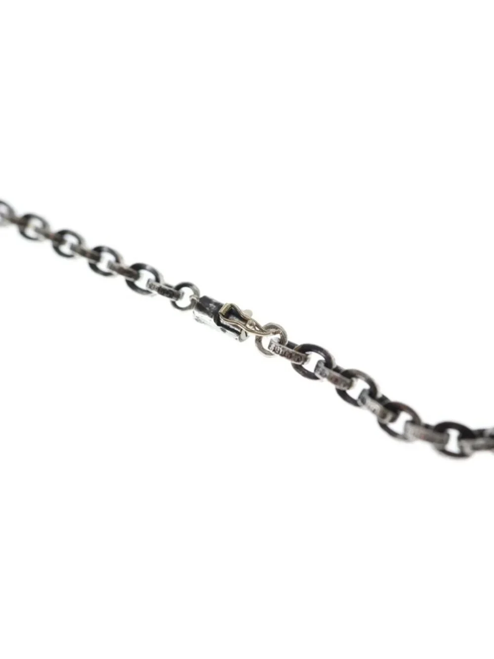 Chrome Hearts Paper Chain 30 Silver Necklace